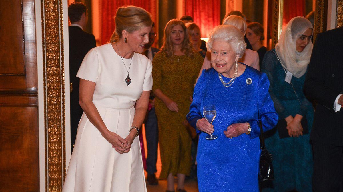 Photo of Sophie, Duchess of Edinburgh and Queen Elizabeth