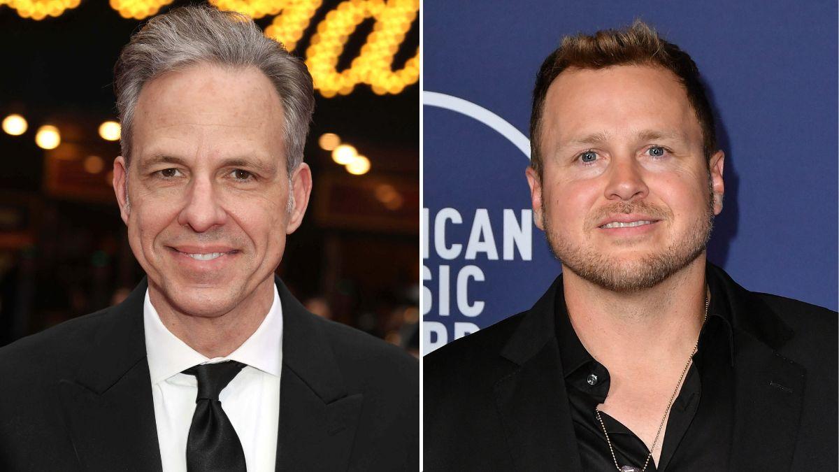 split image of Jake Tapper and Spencer Pratt