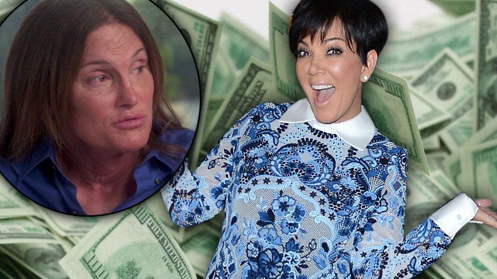 //kris jenner cashes in