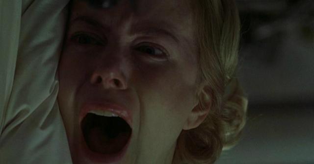 Nicole Kidman screamed at the horrors put upon her in the haunted house flick The Others.