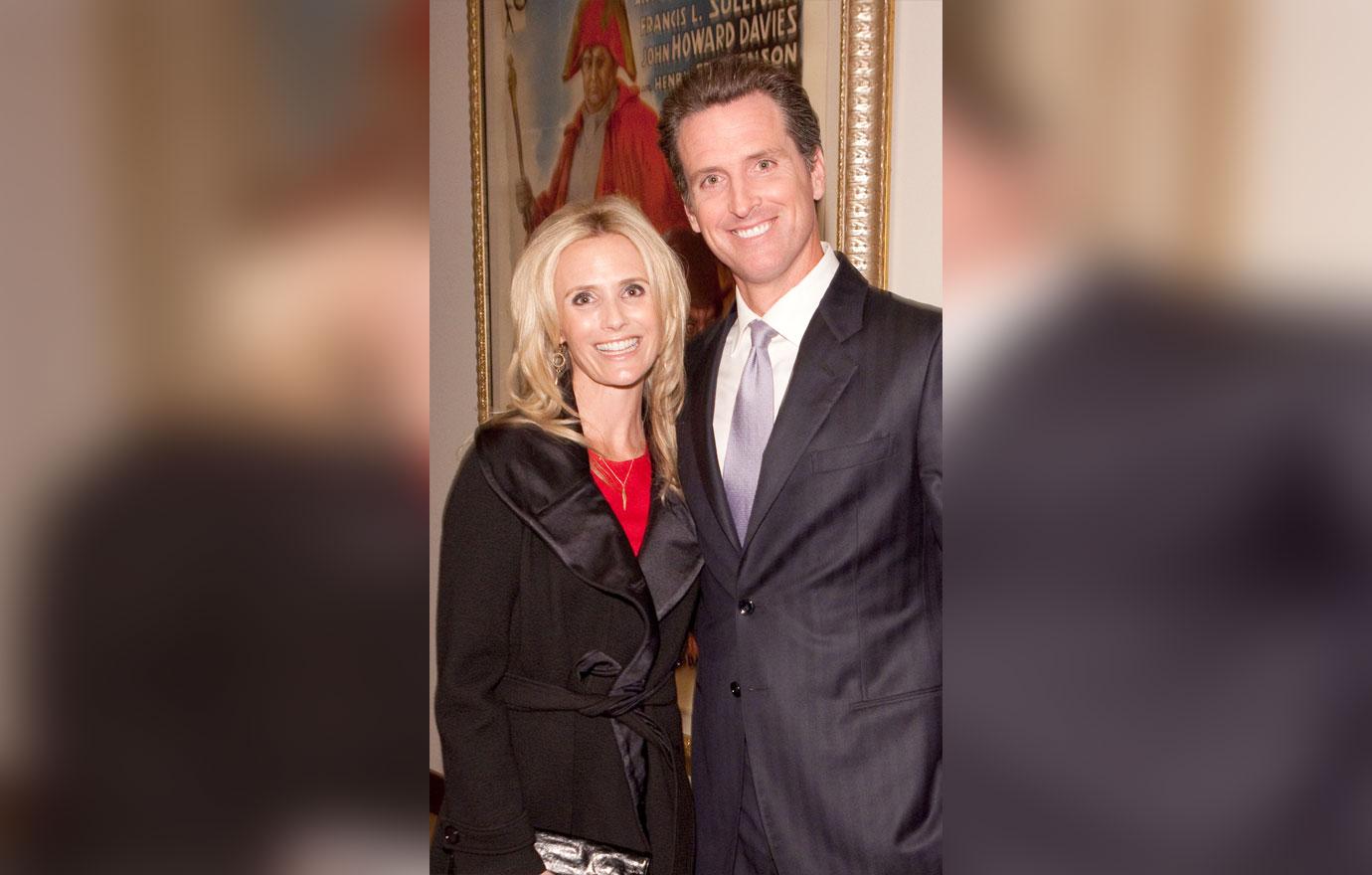 gavin newsom his wife harvey weinstein