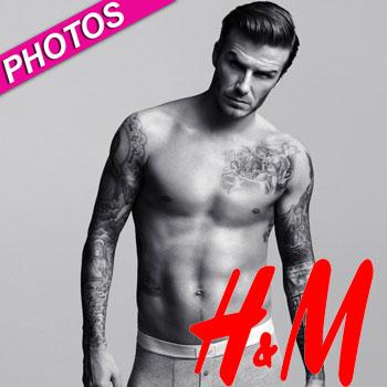 David Beckham in underwear for H&M