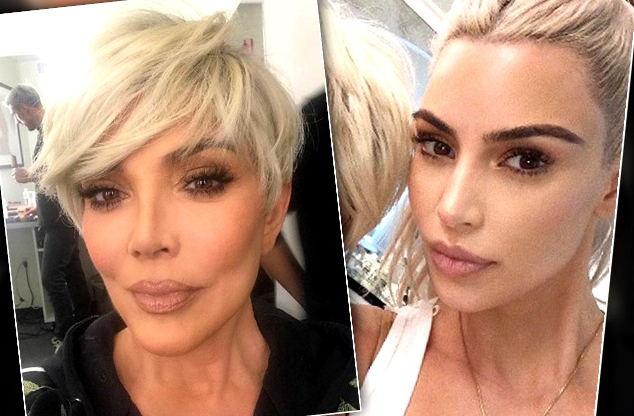 Kris Jenner Gets Plastic Surgery Makeover To Look Like Daughter Kim Kardashians Twin