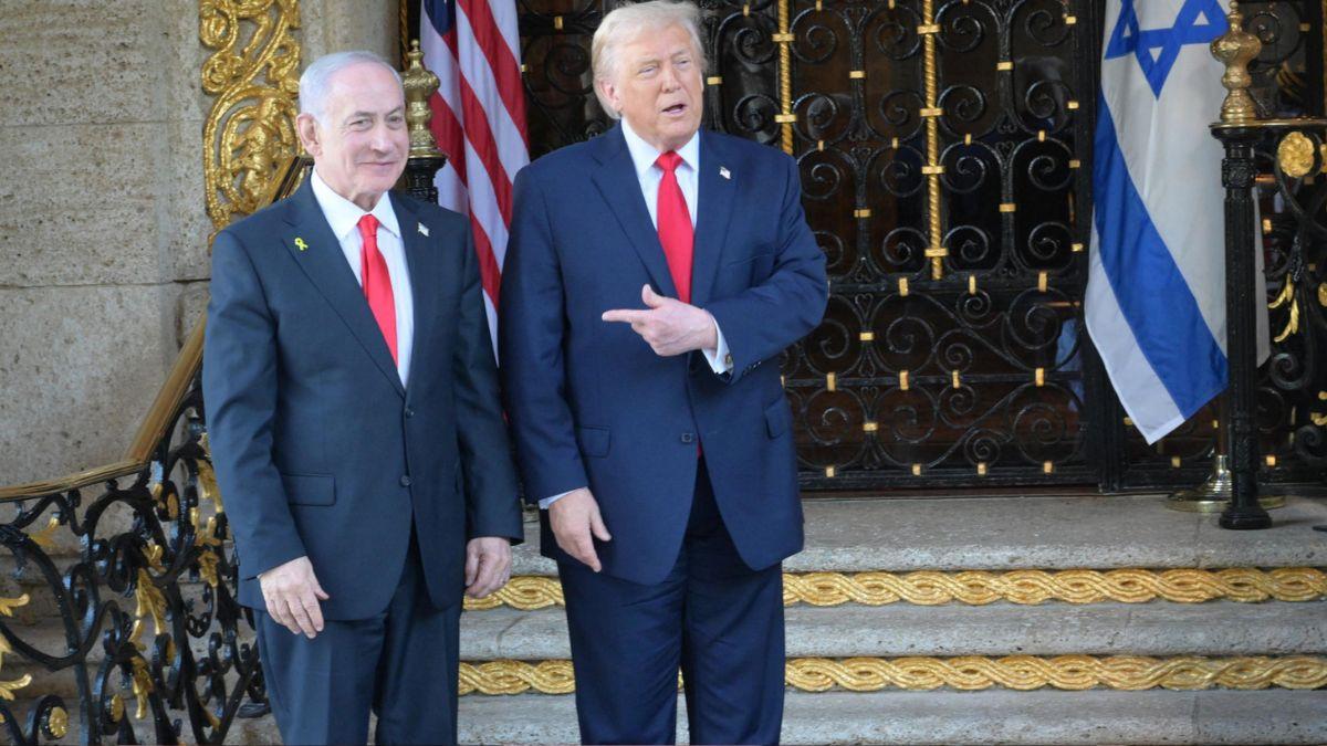 Photo of Benjamin Netanyahu, Donald Trump