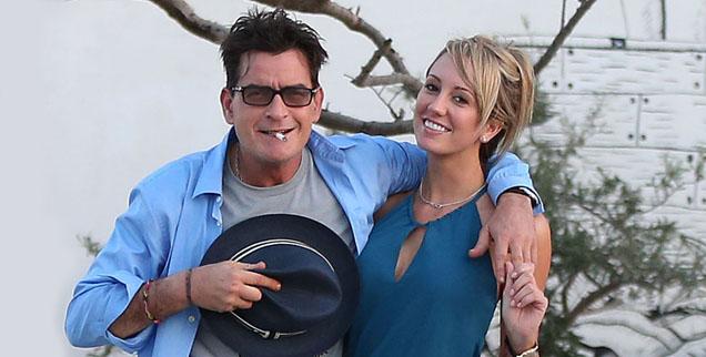 Next Stop The Altar Charlie Sheen And Brett Rossi Free To Wed As Her