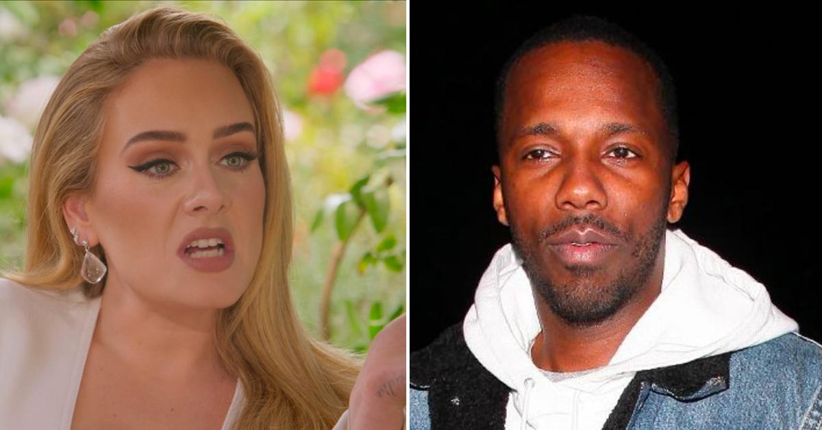 Adele Wears All-Denim Outfit for Courtside Date with Rich Paul