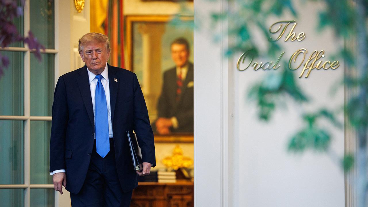 President Donald Trump at Oval Office
