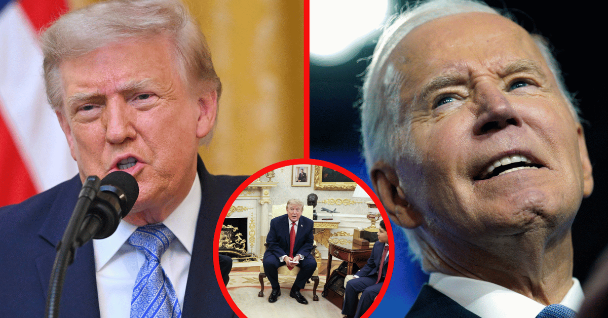 Trump Dementia Fears Explode After Prez Is Caught Clutching 'Cheat Sheet' at Oval Office - After GOP Bashed Joe Biden For Similar Move