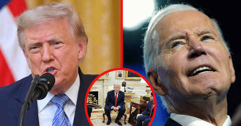 Photo of Donald Trump, Joe Biden