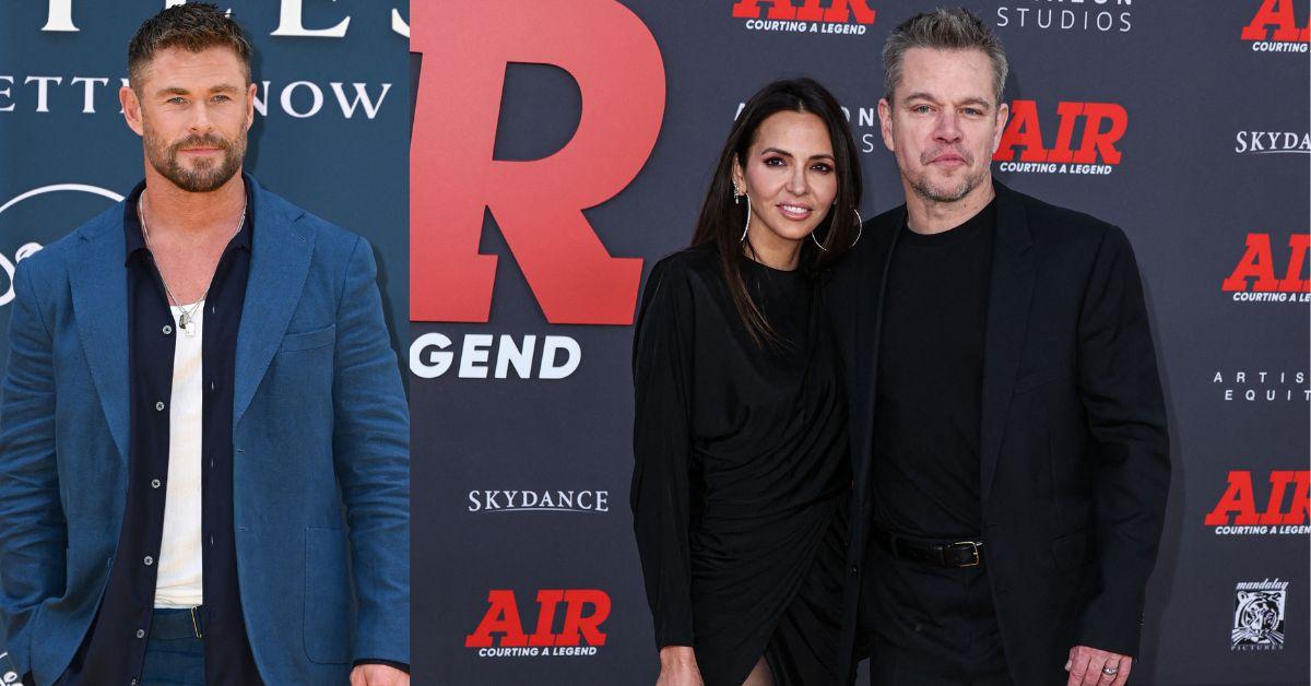 Chris Hemsworth turned to Matt and Luciana Damon for advice as his marriage to Elsa Pataky faltered.