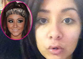 //snooki no make up twitter splash