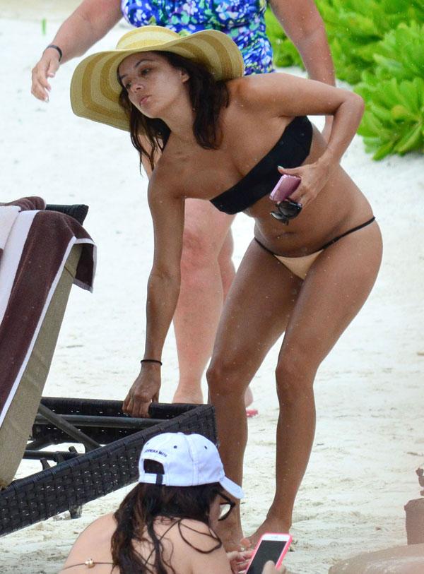 Eva Longoria Removing Lower Back Tattoo Tramp Stamp