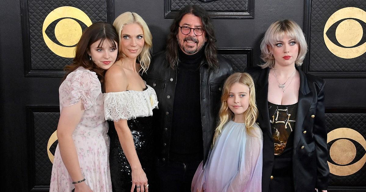 Photo of Dave Grohl and Jordyn Blum's family