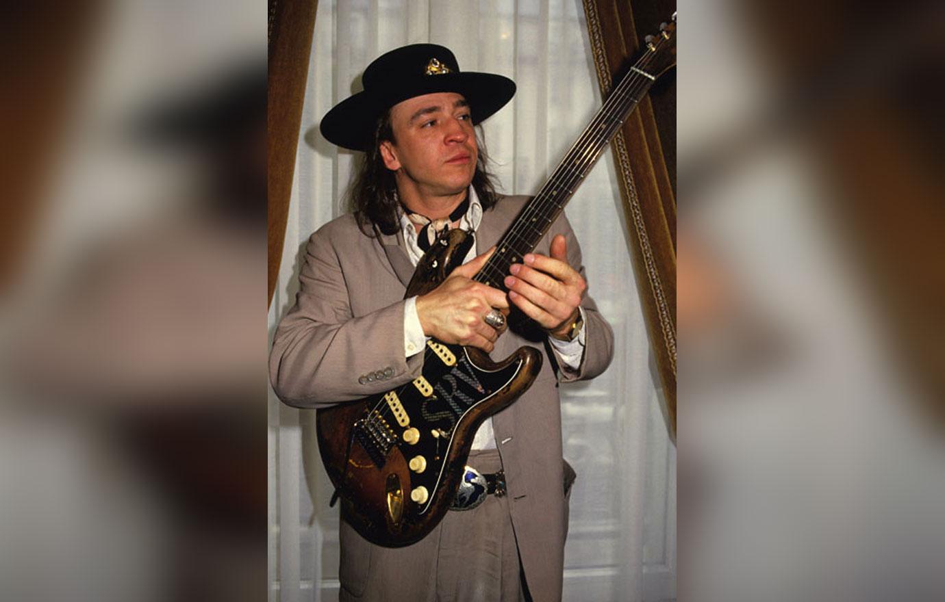 Stevie Ray Vaughan Hanging Out Backstage