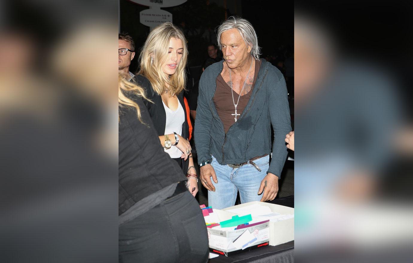 Mickey Rourke Looks Unrecognizable At Concert