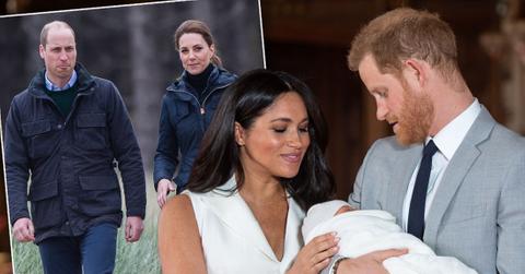 Kate & Prince William Haven’t Met Archie Amid Meghan & Harry Feud