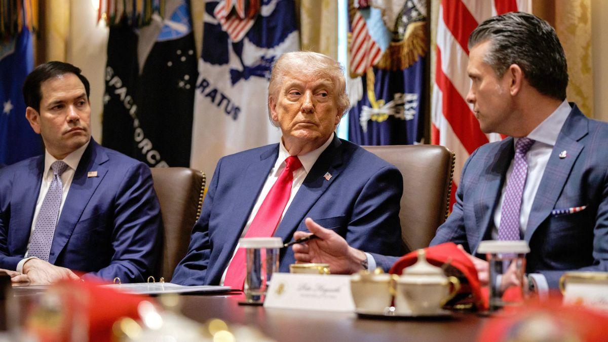 Photo of Marco Rubio, Donald Trump, Pete Hegseth