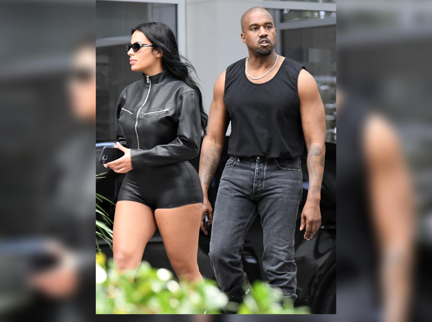 Kanye West Hangs With New Girlfriend Hours After Judge Signed Off On