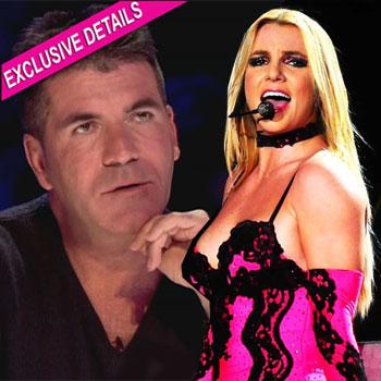 //britney spears judge simon cowell x factor