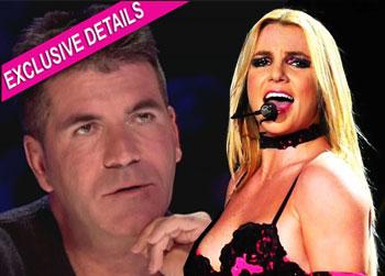 //britney spears judge simon cowell x factor