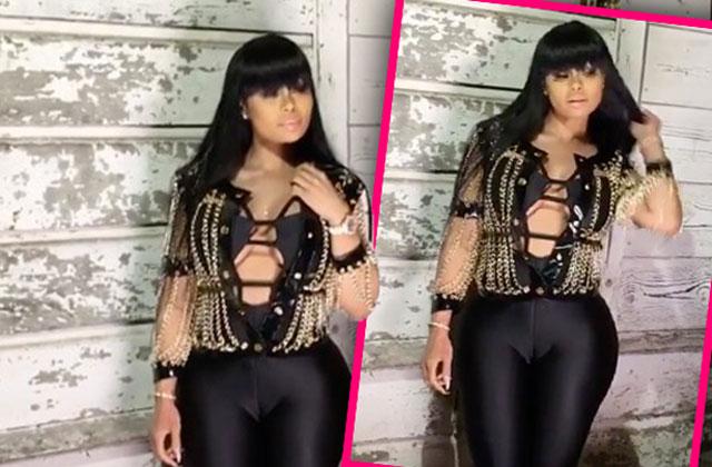 //blac chyna bodysuit cleavage camel toe pp