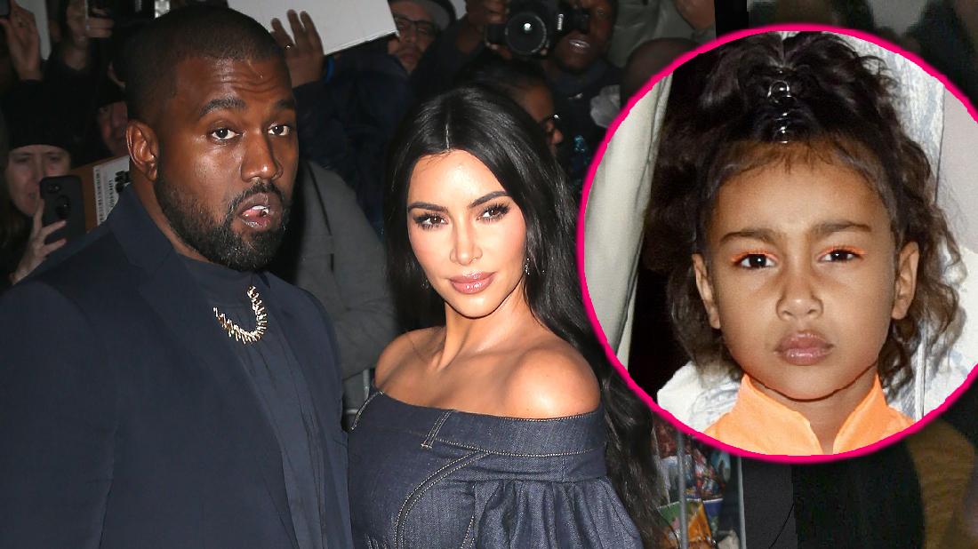 Kim Caves To Kanye About Daughter North Wearing Makeup 