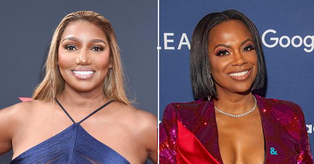 nene leakes kandi burruss hug porsha wedding feud