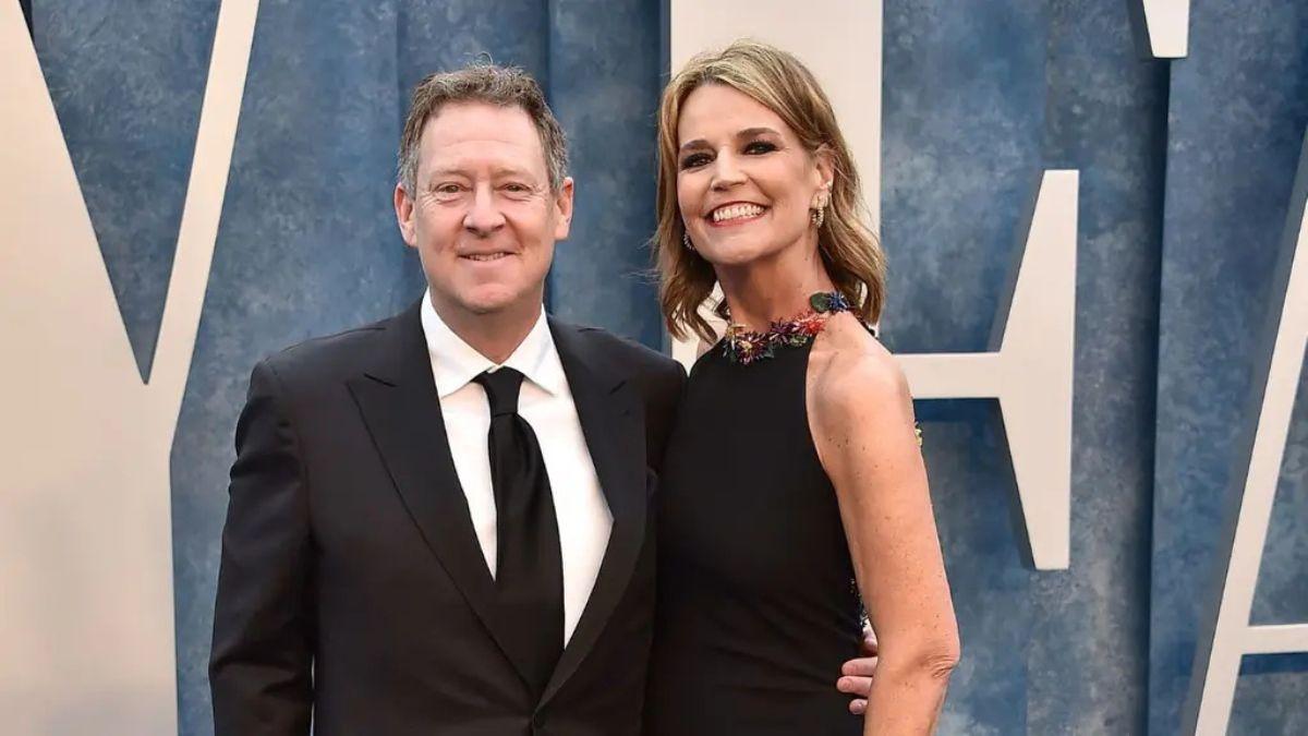 Photo of Savannah Guthrie, Michael Feldman