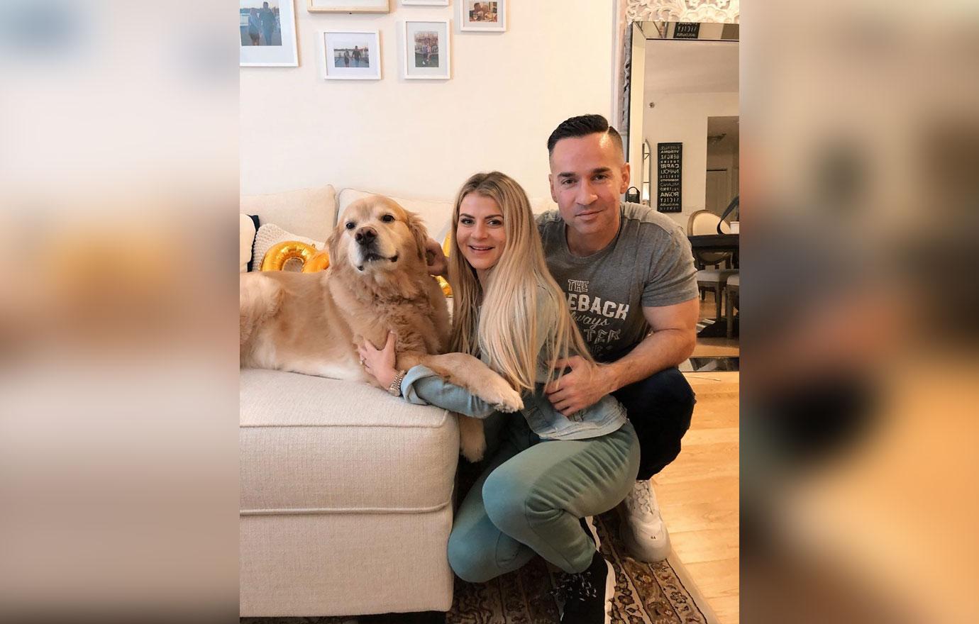 The Situation's dog, Lauren Sorrentino, and The Situation