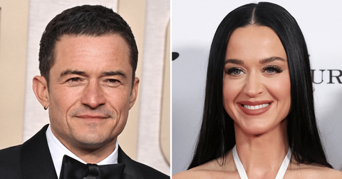 Composite photo of Orlando Bloom, Katy Perry
