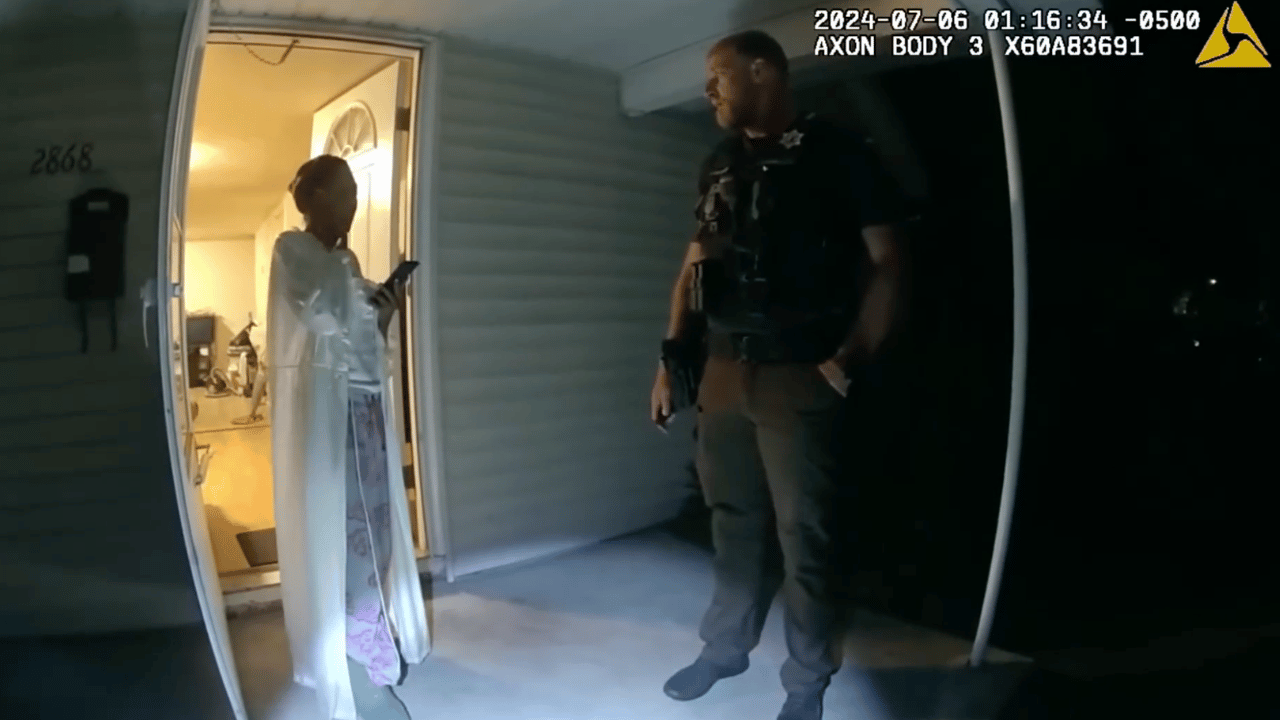 Grayson confronted Sonya Massey after receiving a call about a prowler.