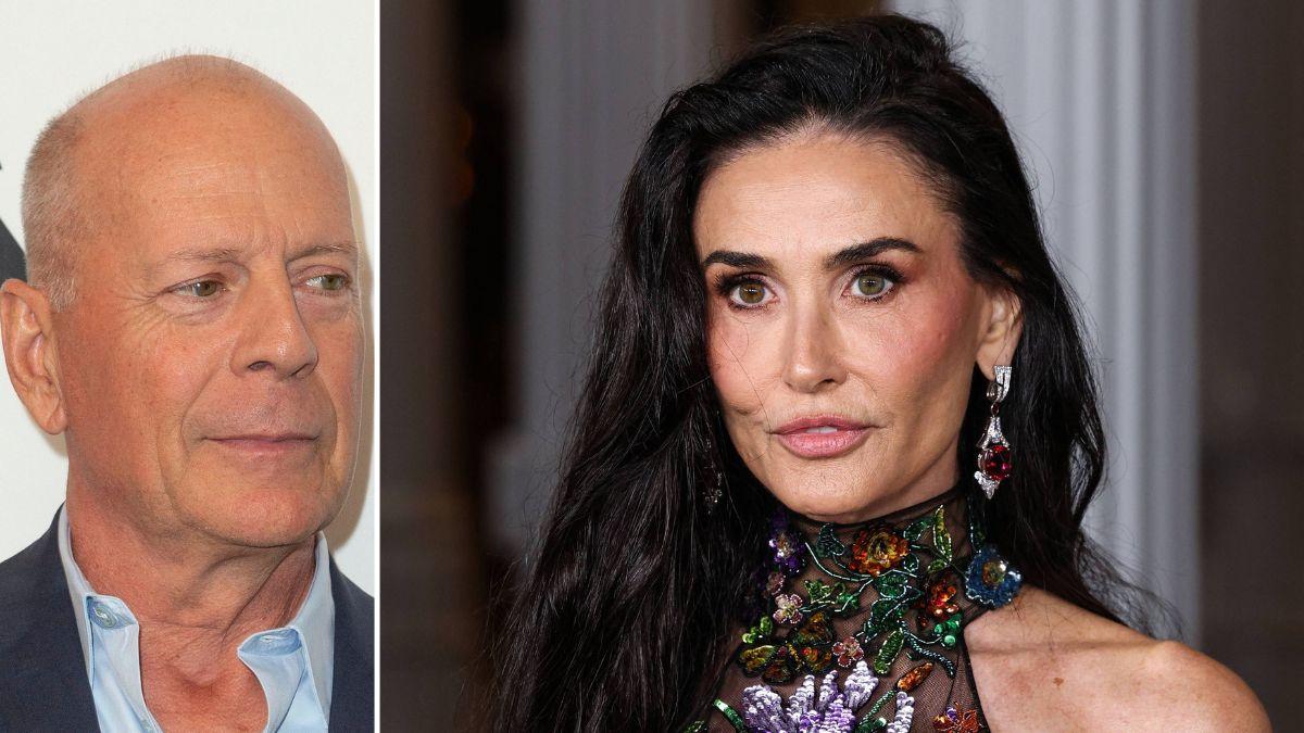 Insiders said Moore has been under stress since ex-husband Bruce Willis was diagnosed with frontotemporal dementia in 2023.