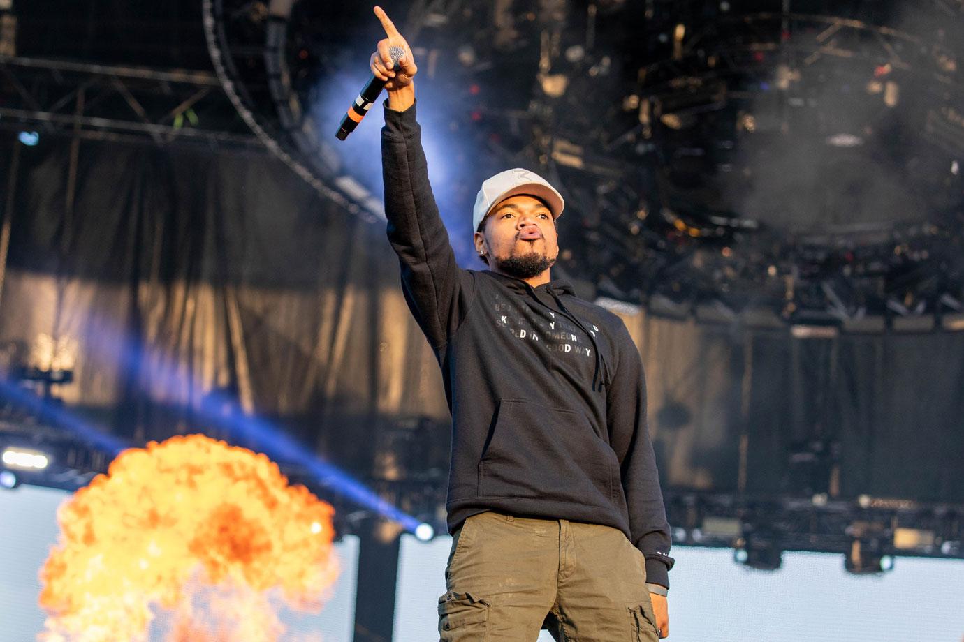 chance the rapper exposes himself on camera facebook video bathroom