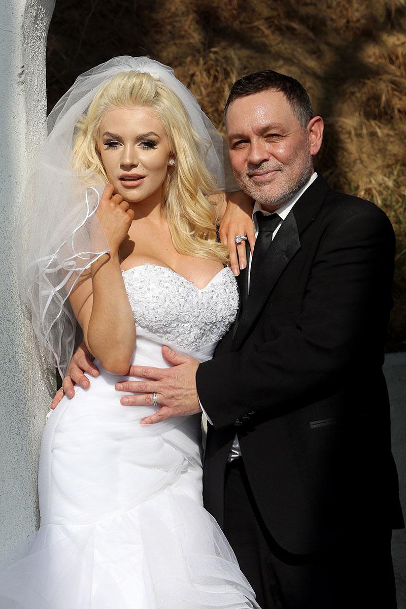 Pregnant Courtney Stodden Busts Out Of Her Wedding Dress During Vows 