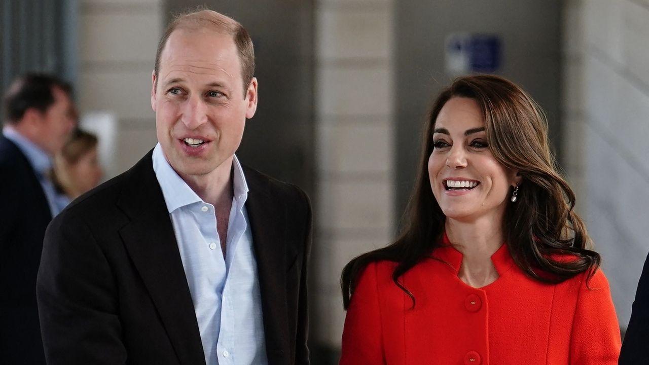 Photo of Prince William and Princess Catherine.