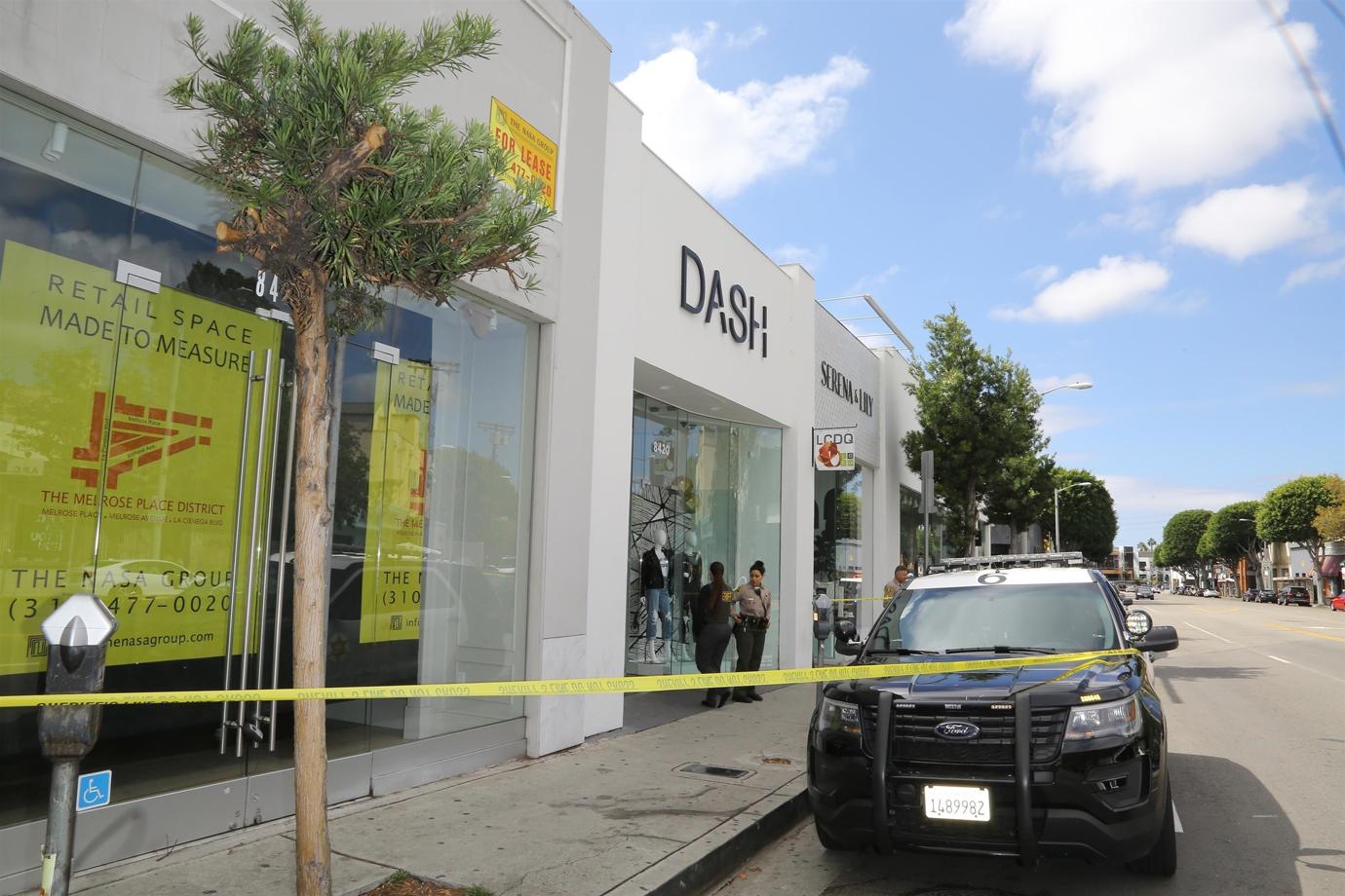 kardashian store dash robbery gun threat crime scene