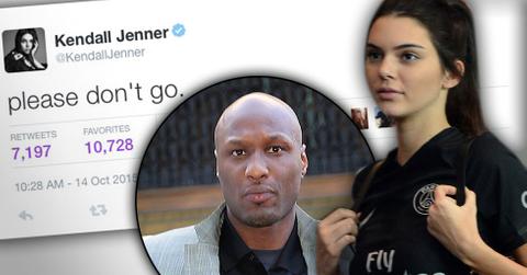 Kendall Jenner Lamar Odom Booze Pills Bender Hospital