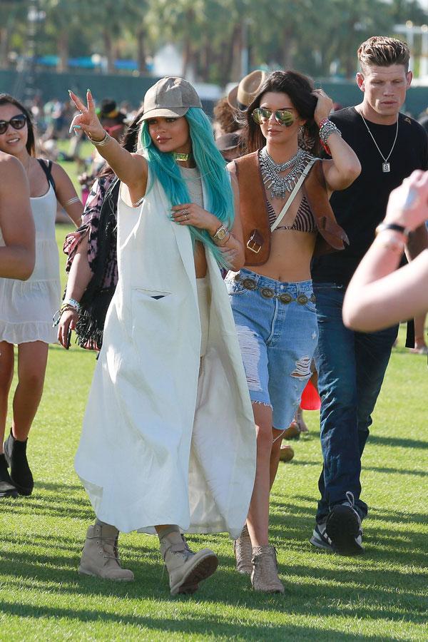 Kylie Jenner Coachella Partying