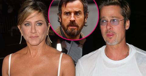 Brad Pitt & Jennifer Aniston Hotel Meeting