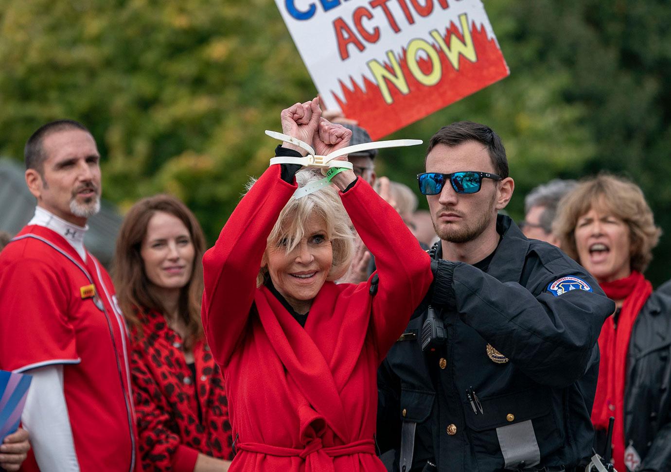 Jane Fonda Arrested While Protesting Climate Change