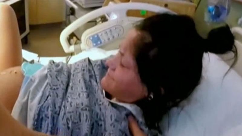 //jenelle evans gives birth pp