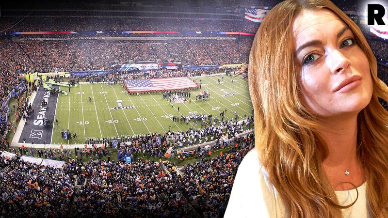 Lindsay Lohan Super Bowl