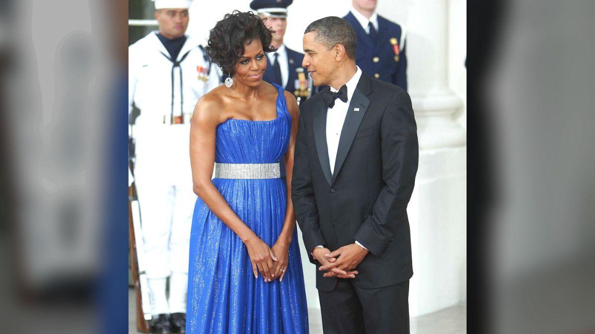 Photo of Michelle and Barack Obama