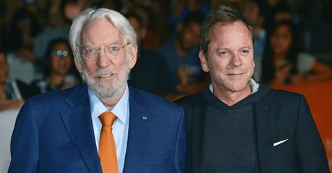 Composite photo of Donald Sutherland and son Kiefer Sutherland.