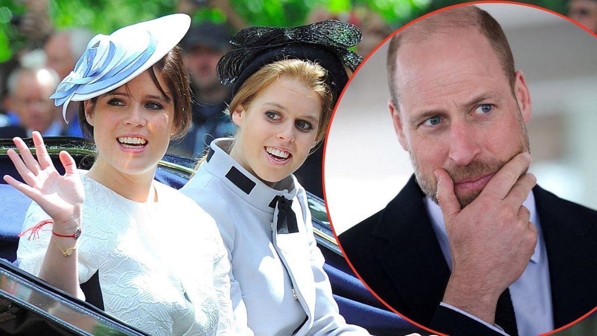 Photo of Prince William, Princesses Beatrice and Eugenie