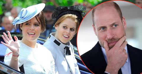 Photo of Prince William, Princesses Beatrice and Eugenie
