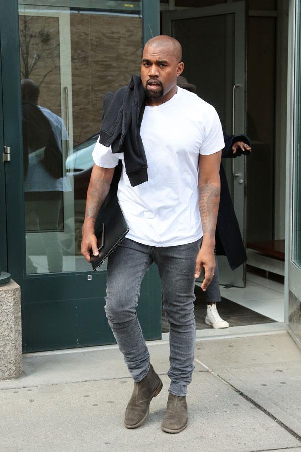 Sympathy Weight! Kanye West 'Pigging Out' & Packing On Pounds During ...