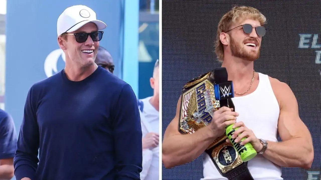 Photo of Tom Brady, Logan Paul