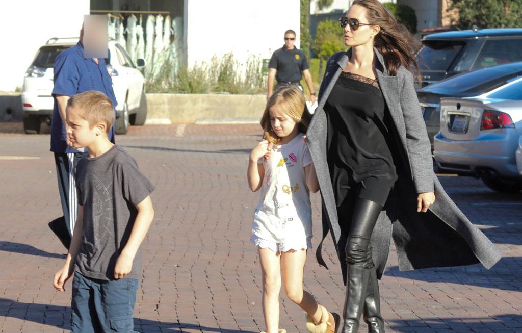 Brad Pitt Angelina Jolie Divorce Custody Battle Kids Twins Malibu Pics