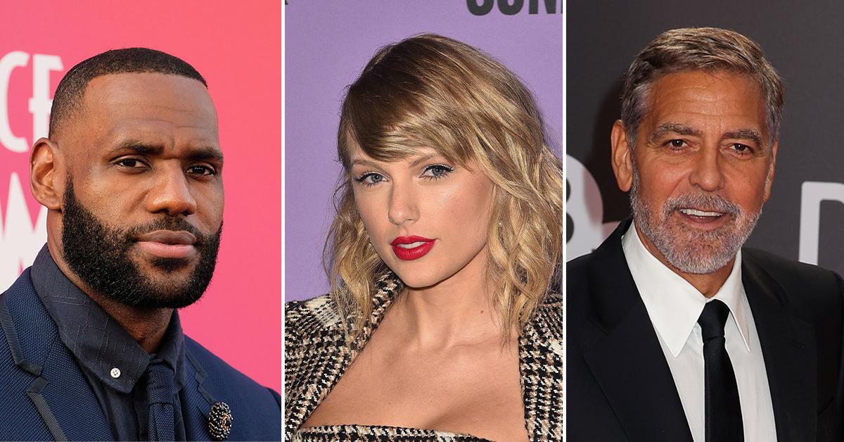 LeBron James, Taylor Swift & George Clooney's Finances Revealed In IRS ...